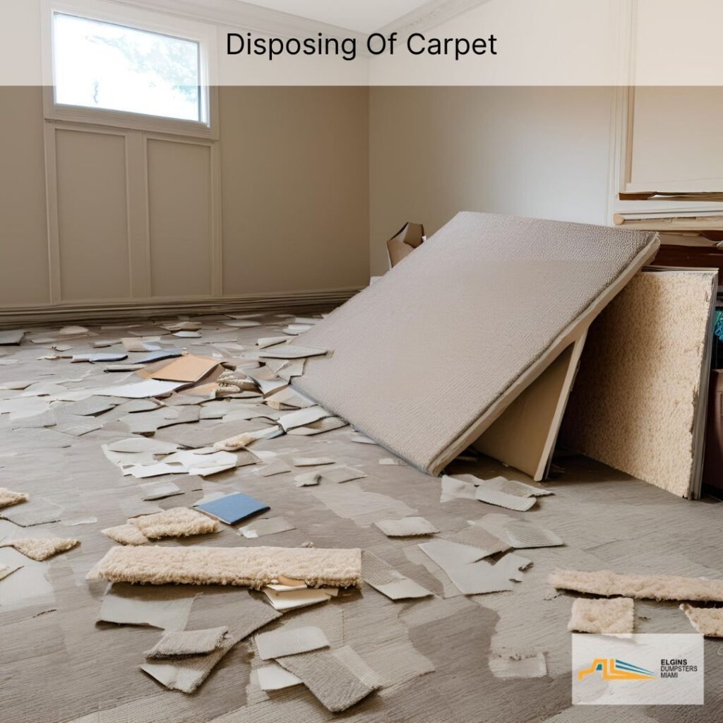 How to Dispose of and Recycle Old Carpet in Miami