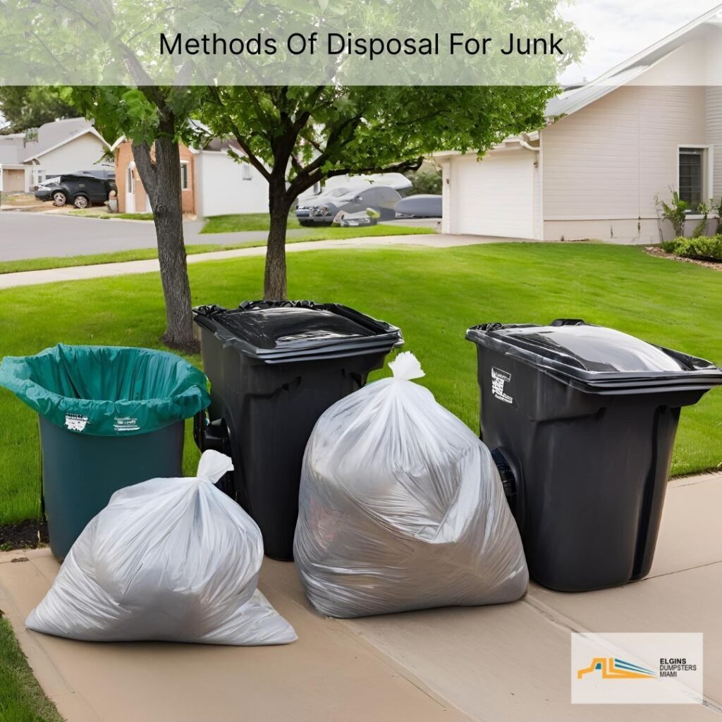 Junk Disposal Methods