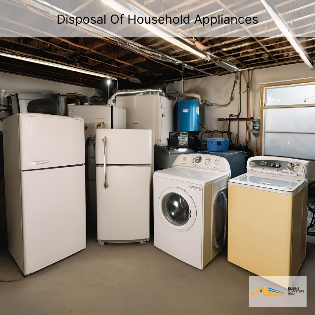 Appliance Disposal in Miami: How to Responsibly Get Rid of Old Household Appliances